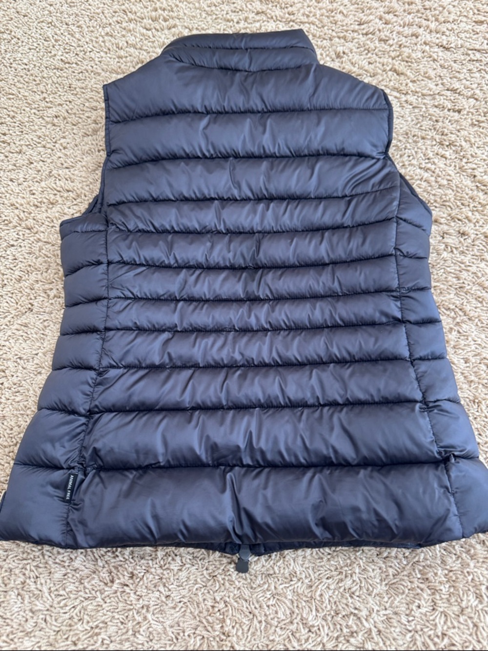 Save the Duck Womens Plumtech Puffer Vest in Dark Gray, Animal Free, sz XS - Picture 11 of 16